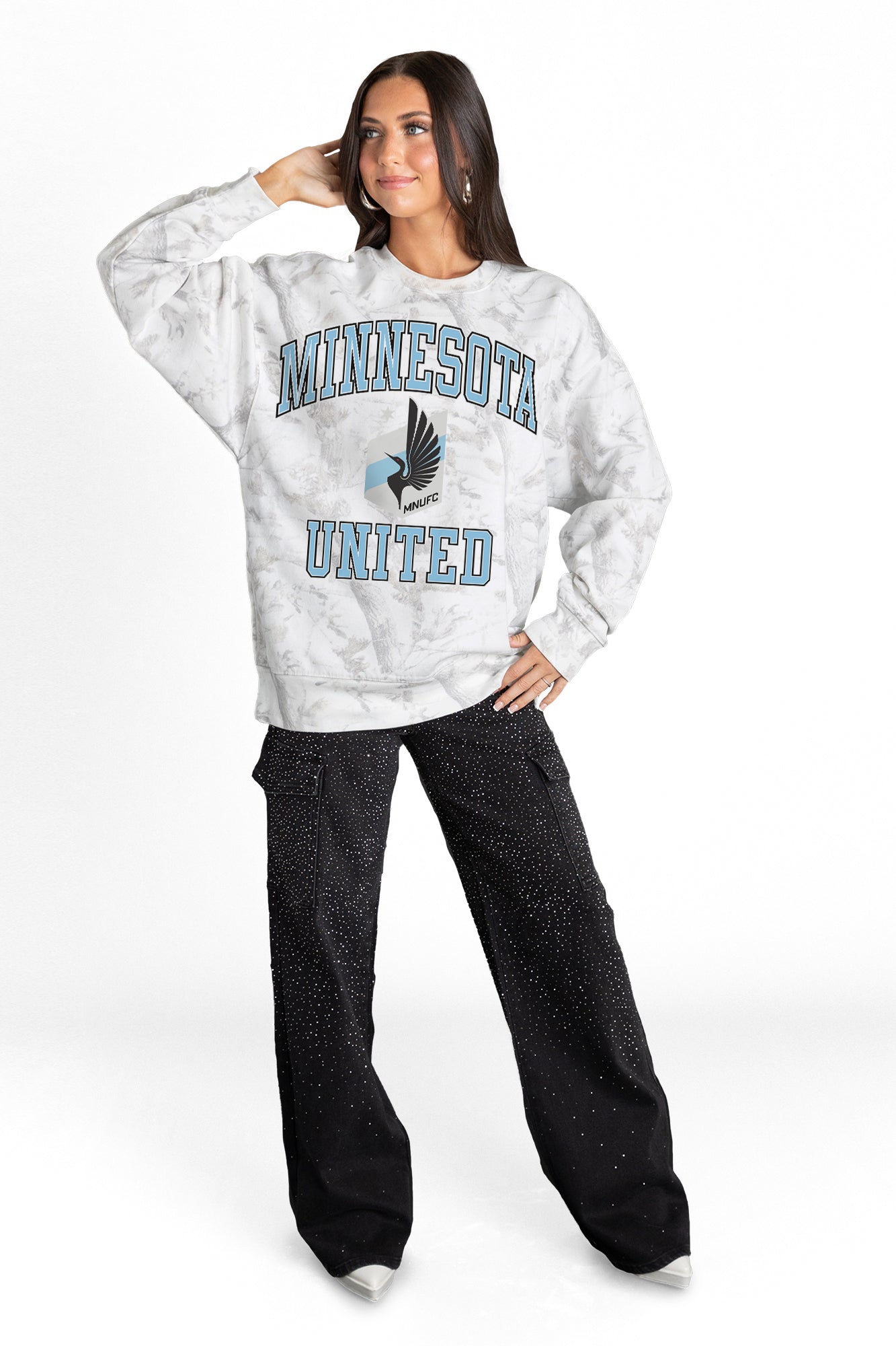 MINNESOTA UNITED REFINED RIVALRY PREMIUM DROP SHOULDER PULLOVER