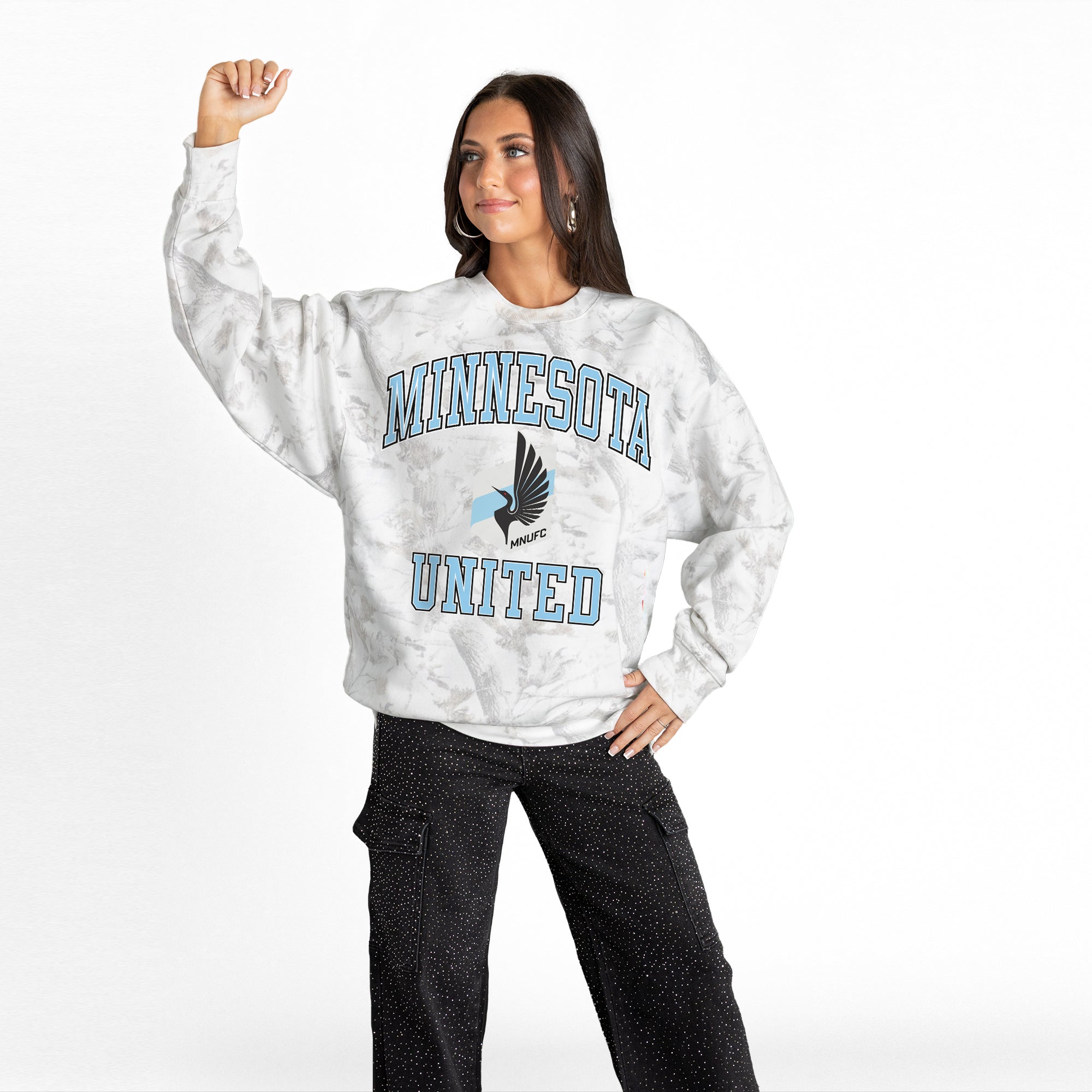 MINNESOTA UNITED REFINED RIVALRY PREMIUM DROP SHOULDER PULLOVER