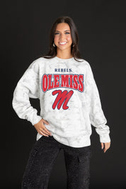 OLE MISS REBELS RALLY READY PREMIUM DROP SHOULDER PULLOVER