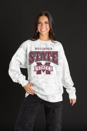 MISSISSIPPI STATE BULLDOGS RALLY READY PREMIUM DROP SHOULDER PULLOVER