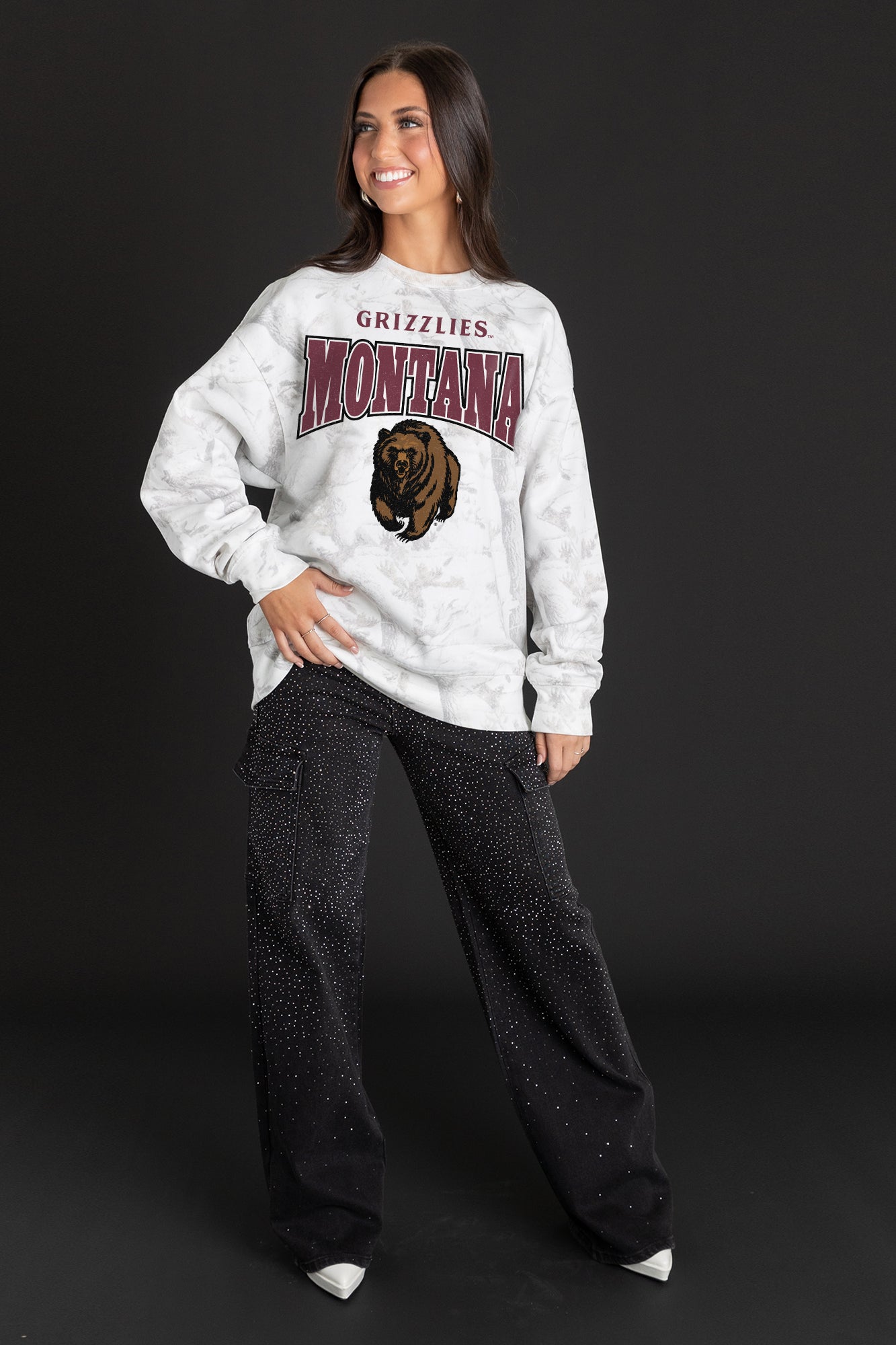 MONTANA GRIZZLIES RALLY READY PREMIUM DROP SHOULDER PULLOVER