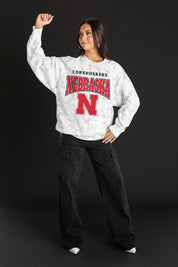 NEBRASKA CORNHUSKERS RALLY READY PREMIUM DROP SHOULDER PULLOVER