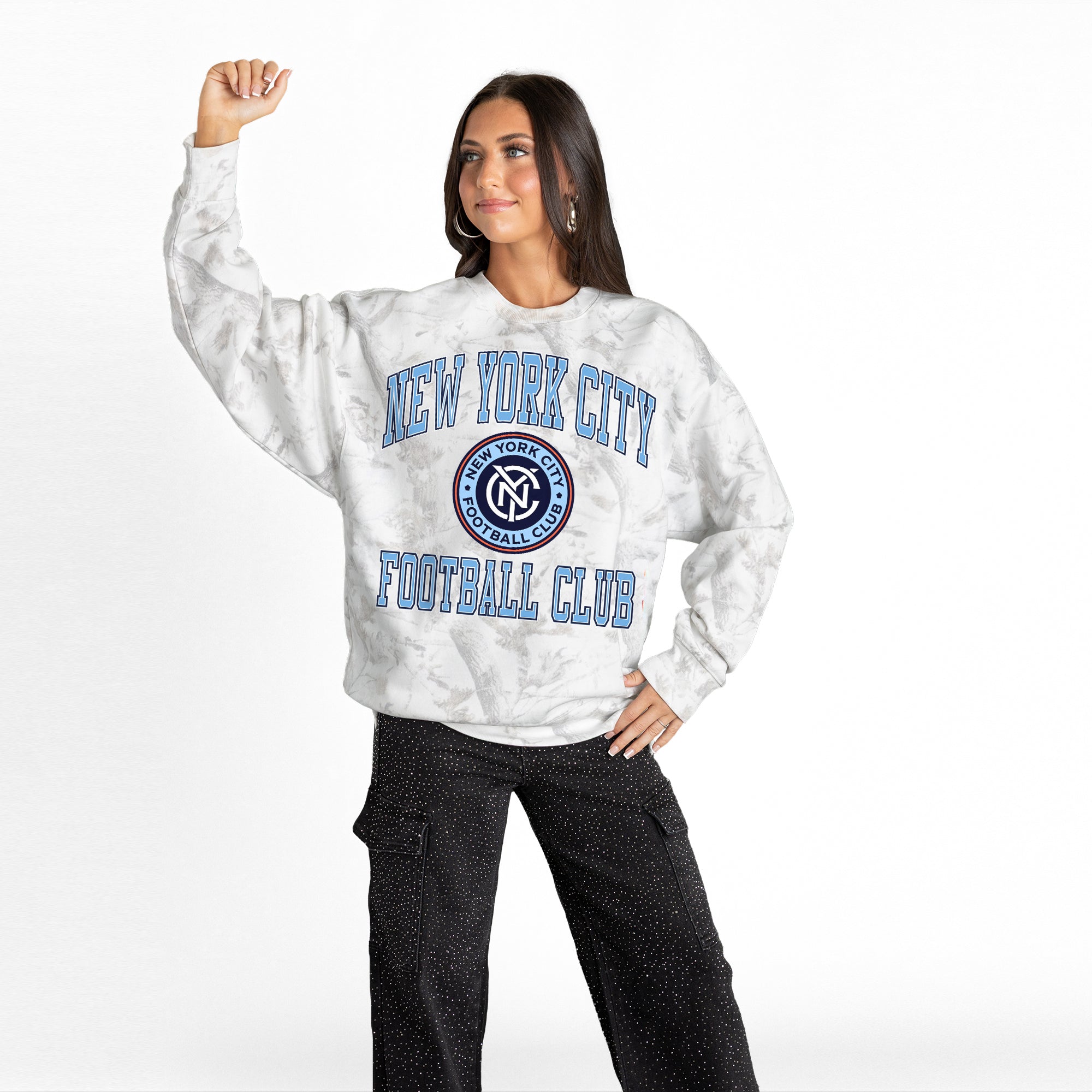 NEW YORK CITY FC REFINED RIVALRY PREMIUM DROP SHOULDER PULLOVER