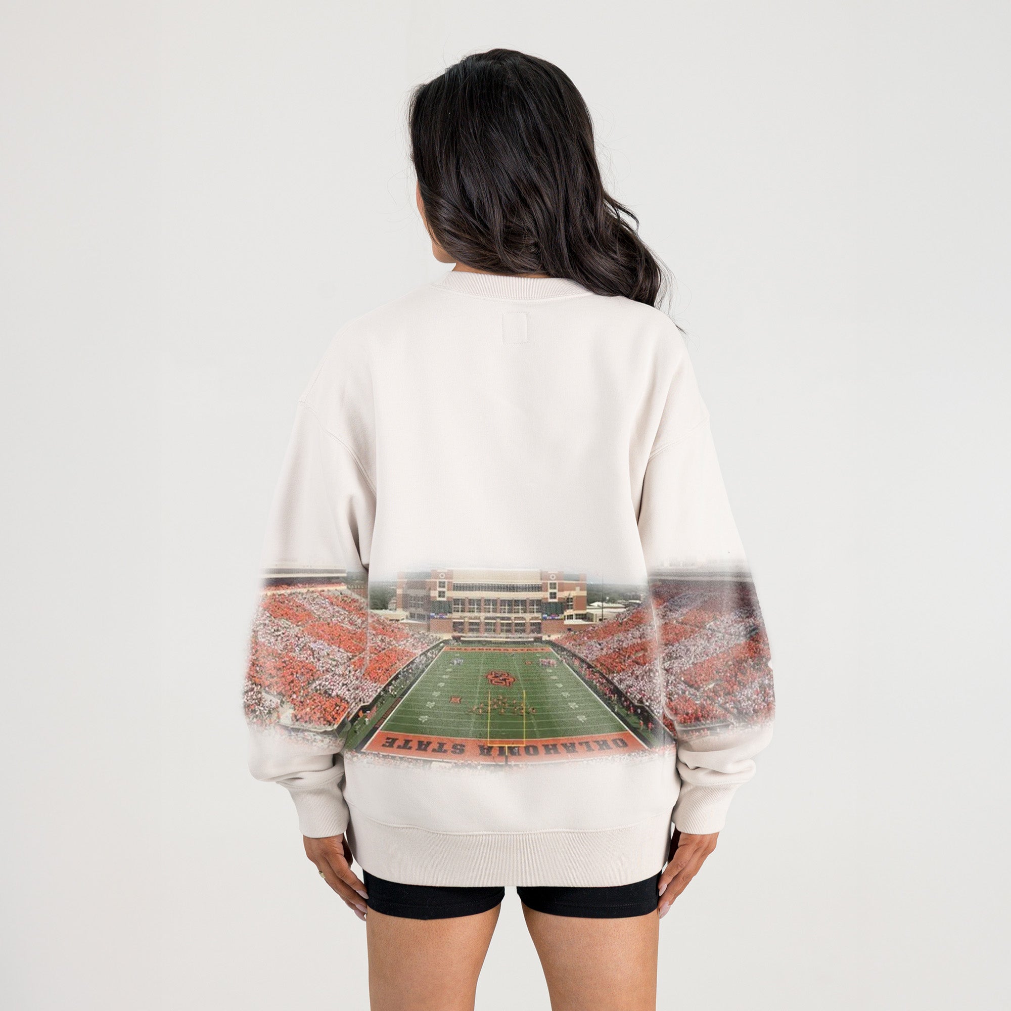 OKLAHOMA STATE COWBOYS POWER MOVE PREMIUM DROP SHOULDER PULLOVER