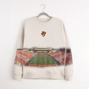 OKLAHOMA STATE COWBOYS POWER MOVE PREMIUM DROP SHOULDER PULLOVER
