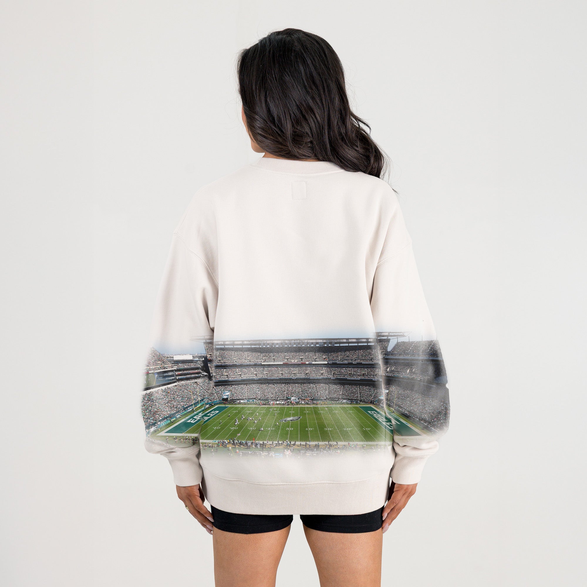 PHILADELPHIA EAGLES POWER MOVE PREMIUM DROP SHOULDER PULLOVER