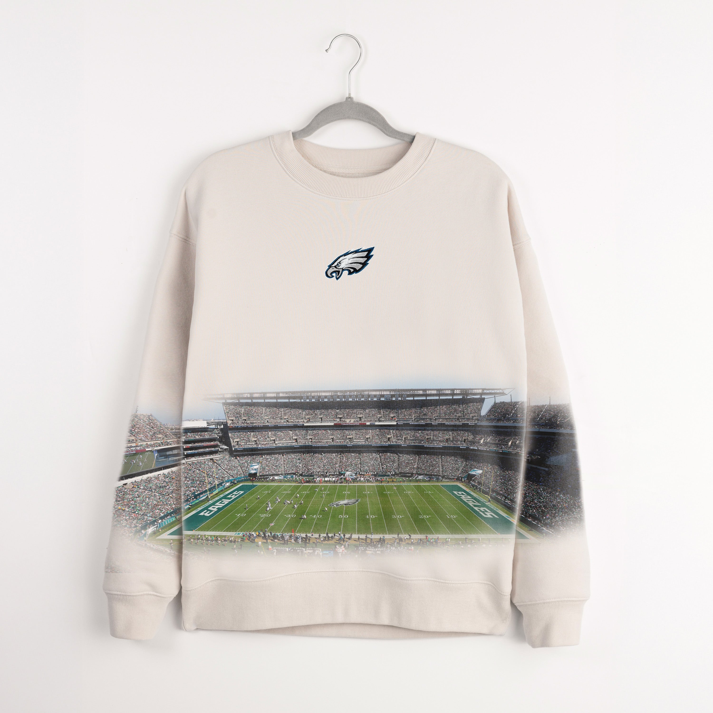 PHILADELPHIA EAGLES POWER MOVE PREMIUM DROP SHOULDER PULLOVER