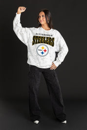 PITTSBURGH STEELERS RALLY READY PREMIUM DROP SHOULDER PULLOVER