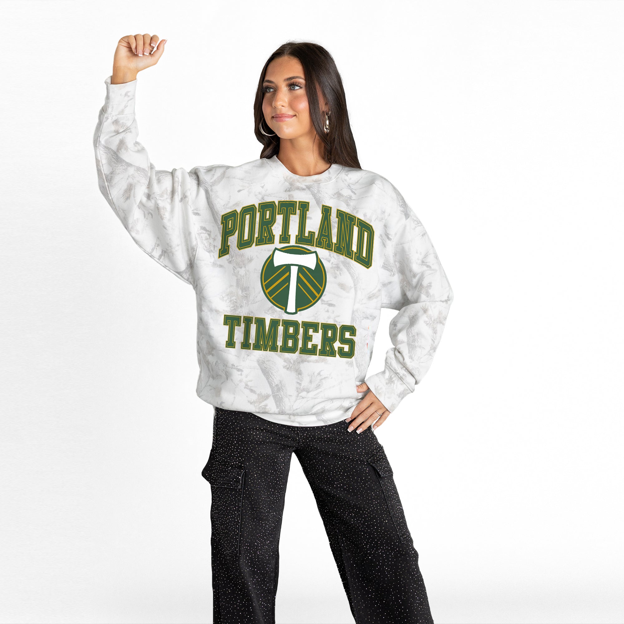 PORTLAND TIMBERS REFINED RIVALRY PREMIUM DROP SHOULDER PULLOVER