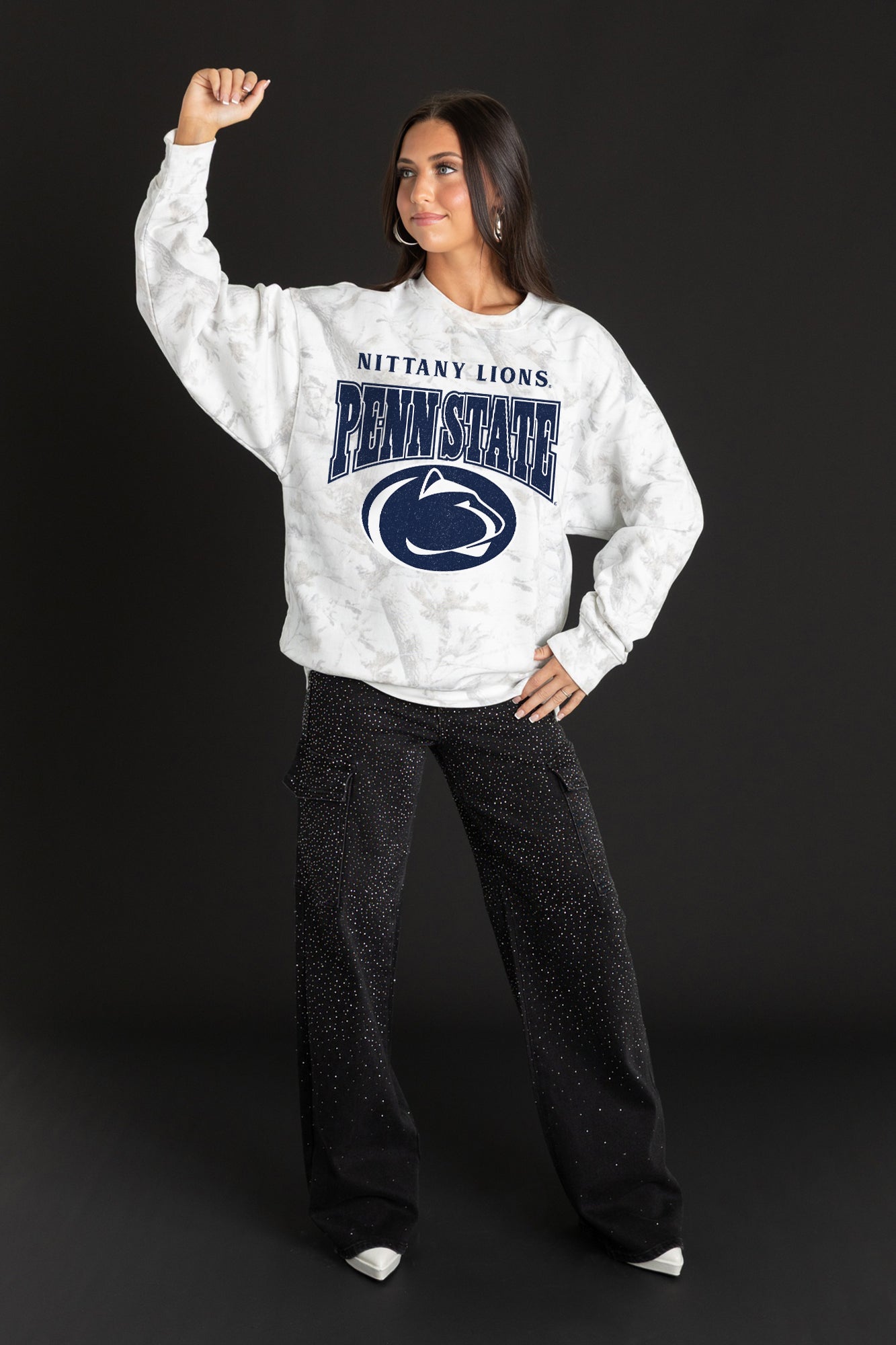 PENN STATE NITTANY LIONS RALLY READY PREMIUM DROP SHOULDER PULLOVER