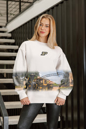 PURDUE BOILERMAKERS POWER MOVE PREMIUM DROP SHOULDER PULLOVER