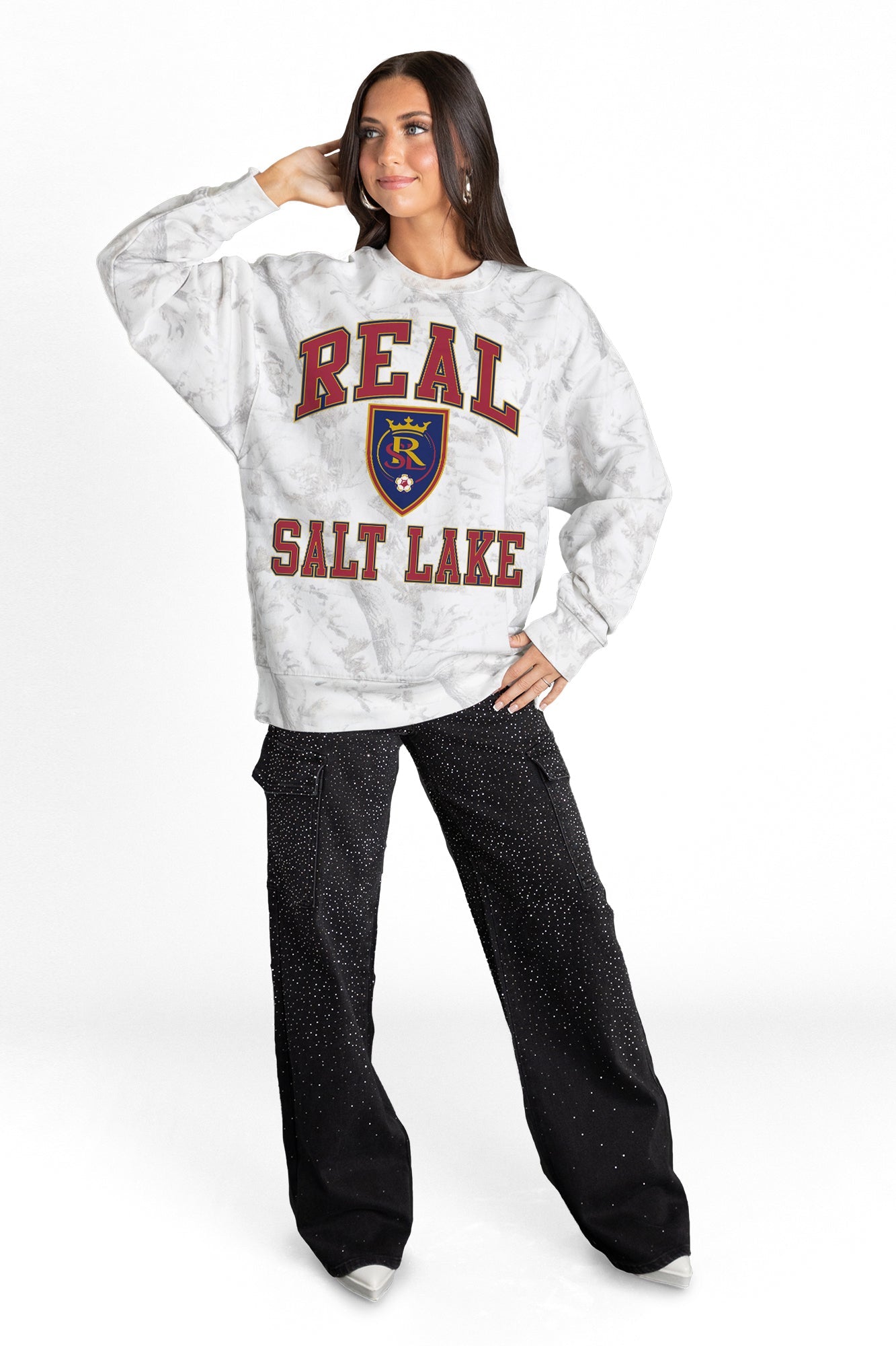 REAL SALT LAKE REFINED RIVALRY PREMIUM DROP SHOULDER PULLOVER