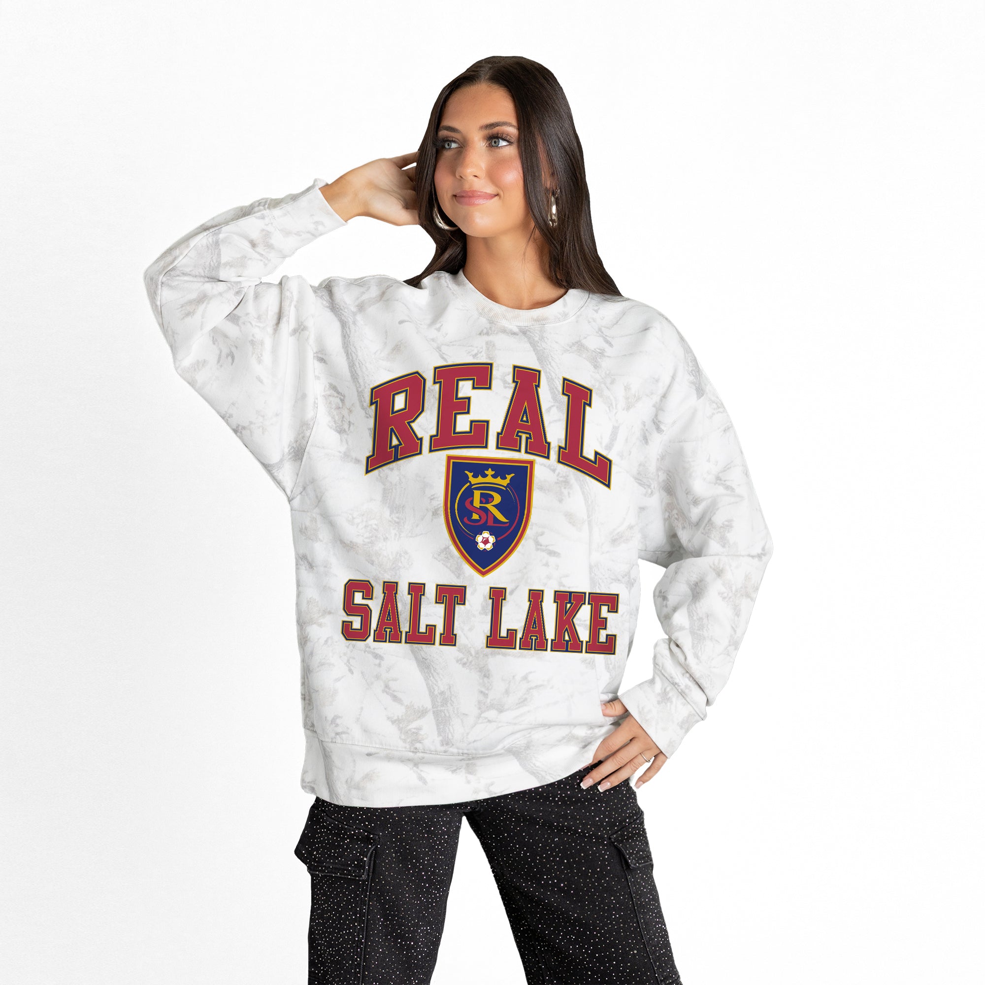 REAL SALT LAKE REFINED RIVALRY PREMIUM DROP SHOULDER PULLOVER
