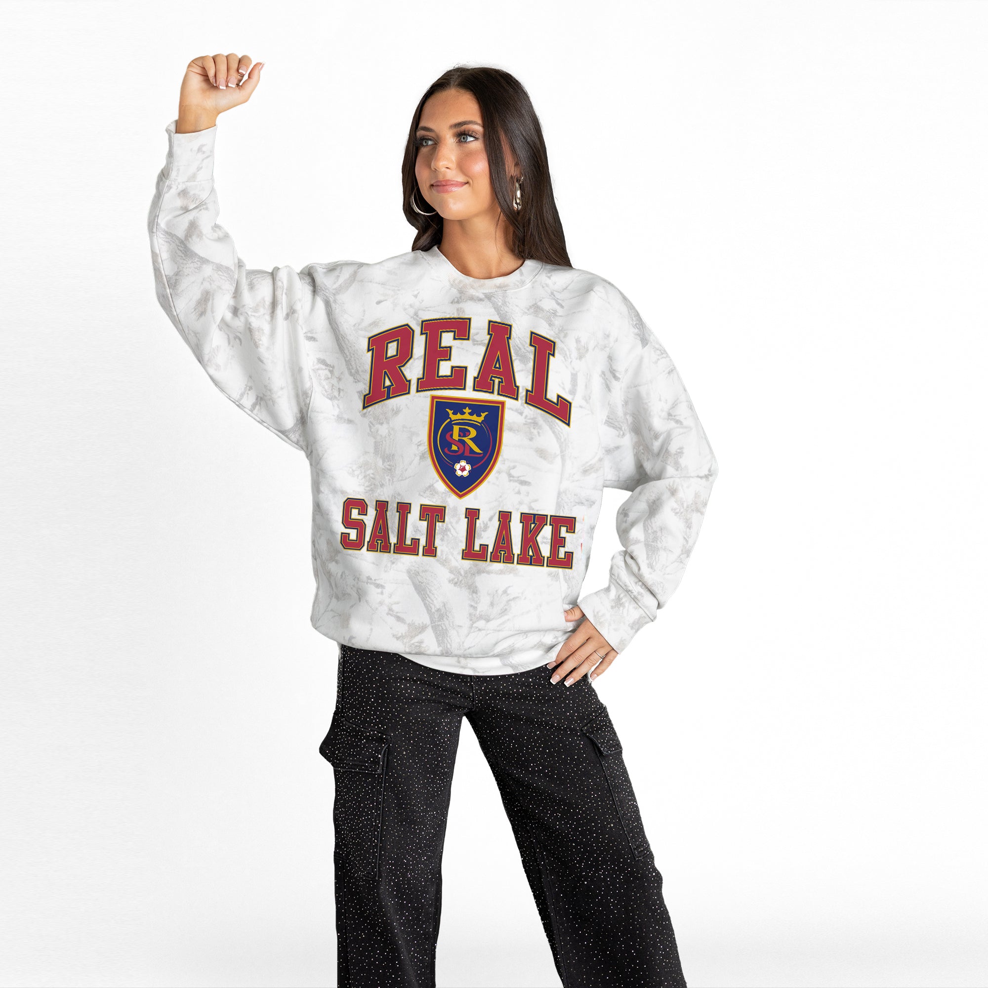 REAL SALT LAKE REFINED RIVALRY PREMIUM DROP SHOULDER PULLOVER