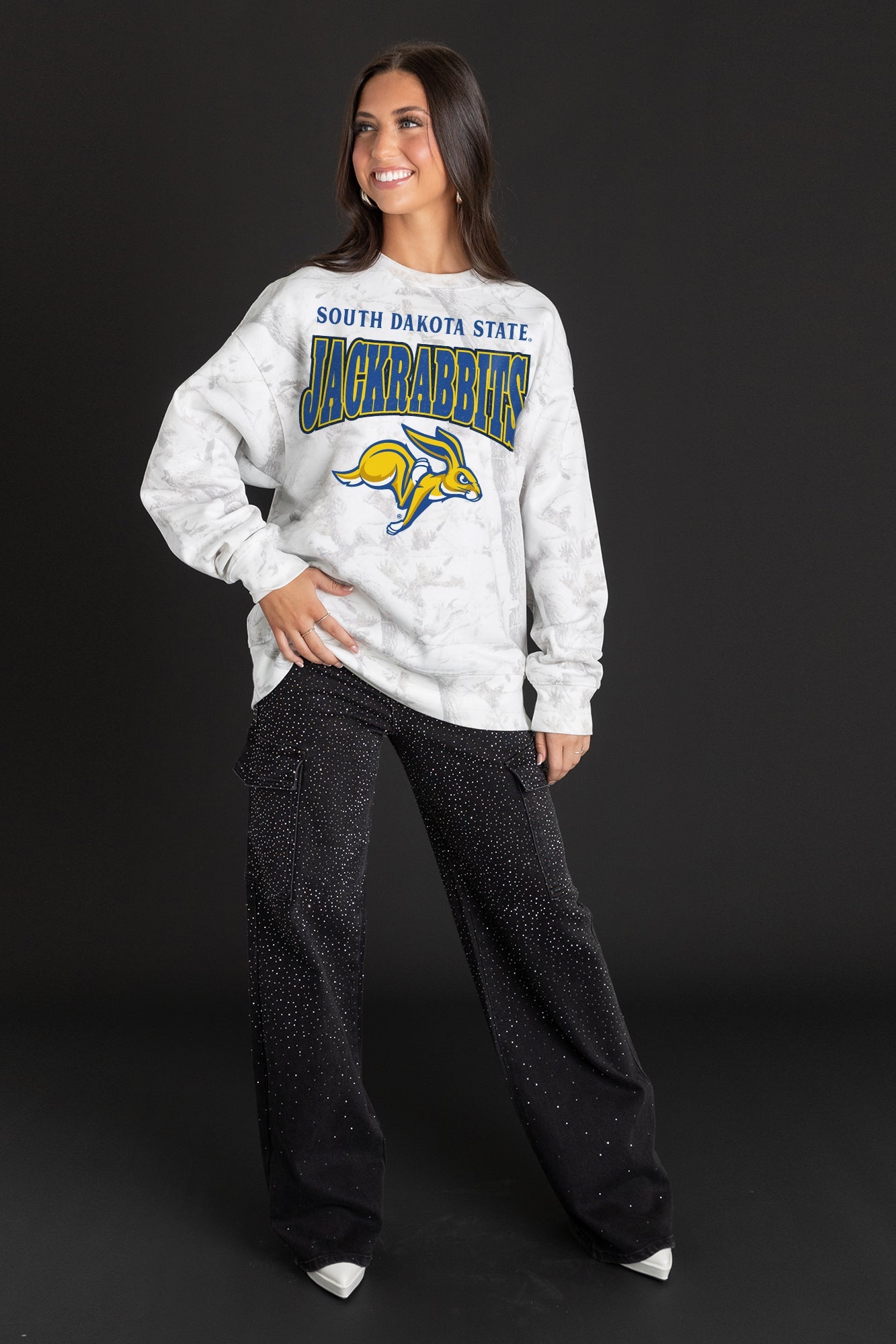 SOUTH DAKOTA STATE JACKRABBITS RALLY READY PREMIUM DROP SHOULDER PULLOVER