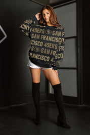 SAN FRANCISCO 49ERS HYPE ERA PREMIUM DROP SHOULDER PULLOVER