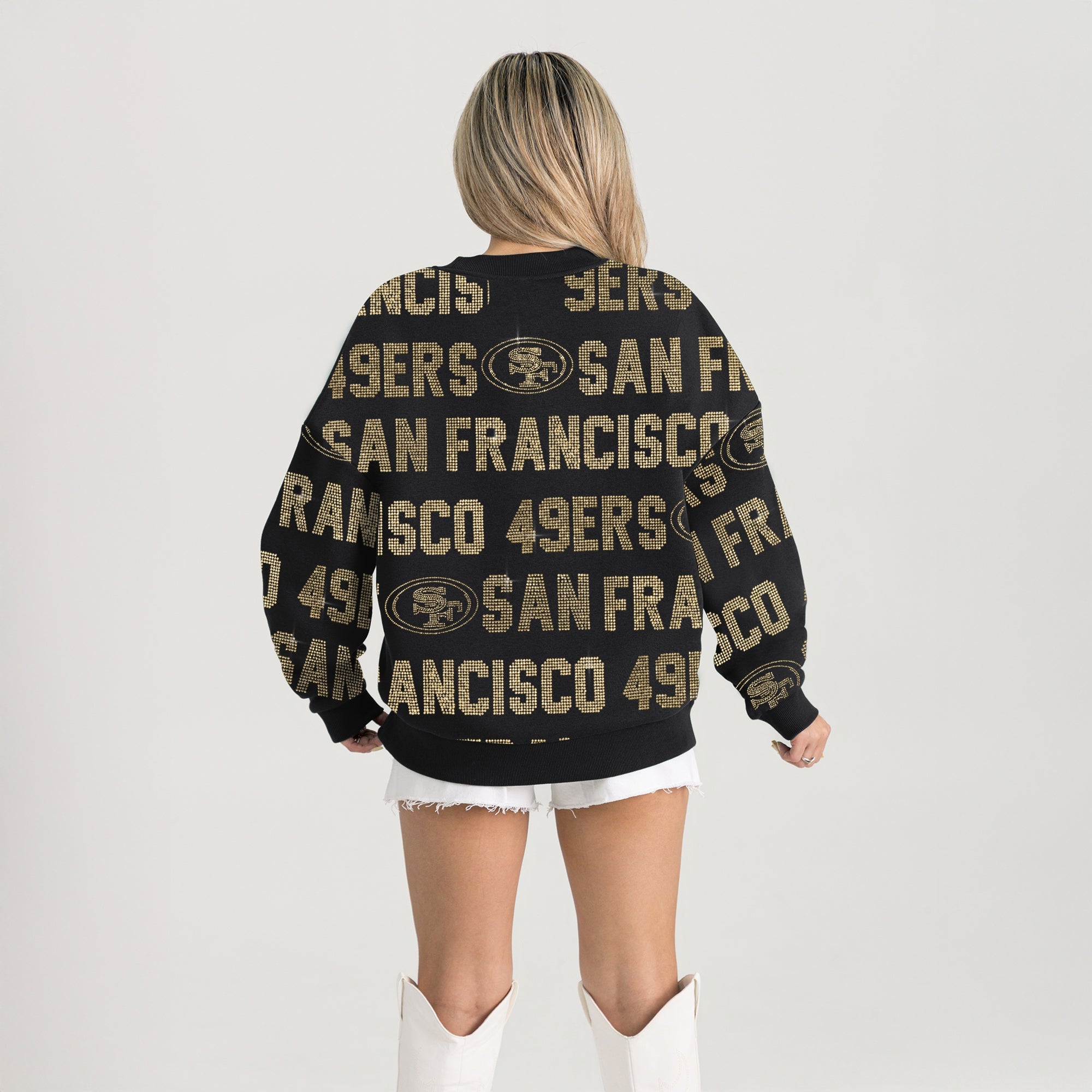 SAN FRANCISCO 49ERS HYPE ERA PREMIUM DROP SHOULDER PULLOVER