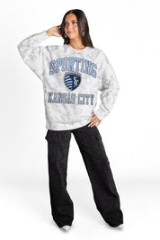SPORTING KANSAS CITY REFINED RIVALRY PREMIUM DROP SHOULDER PULLOVER