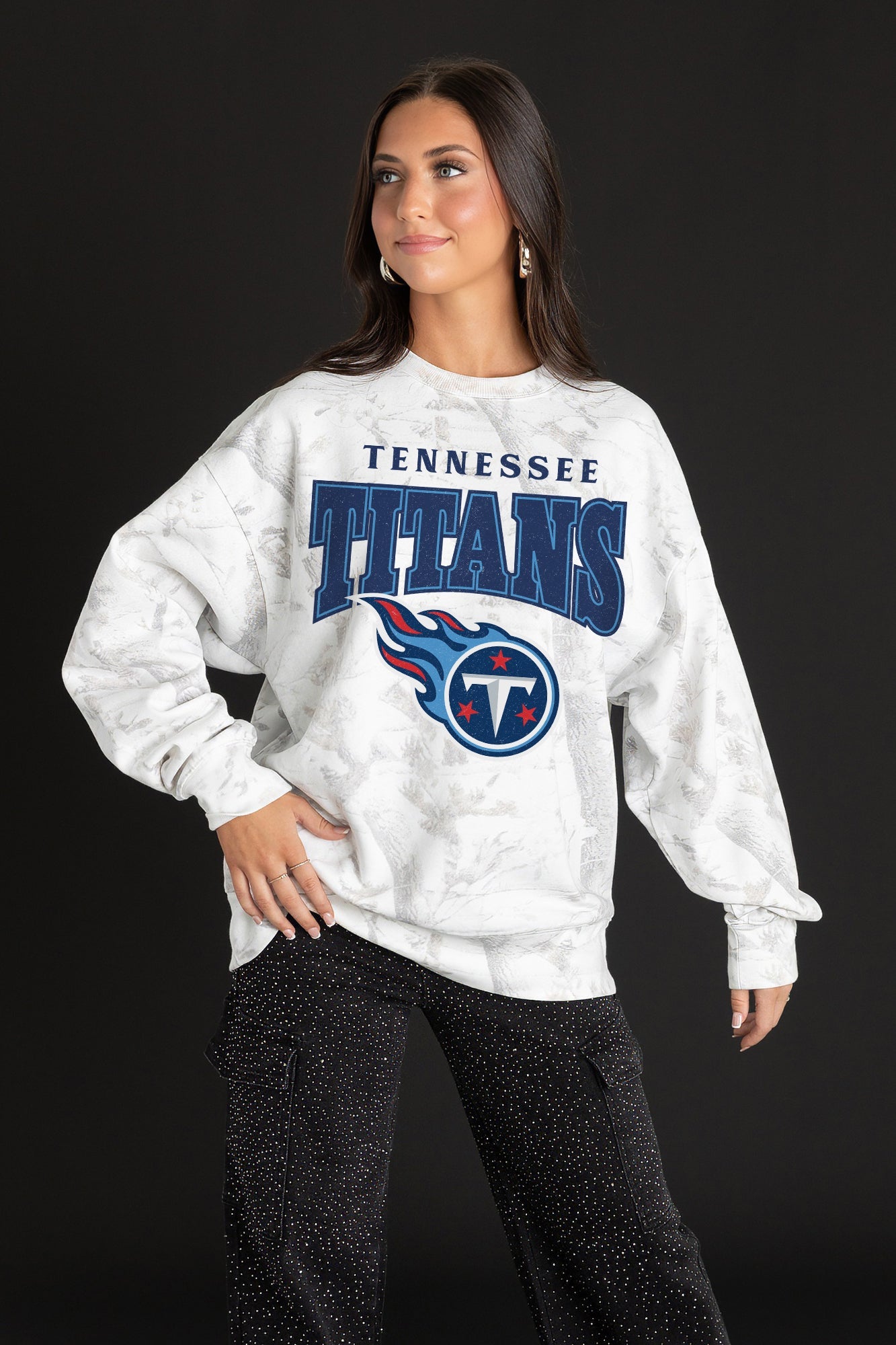 TENNESSEE TITANS RALLY READY PREMIUM DROP SHOULDER PULLOVER