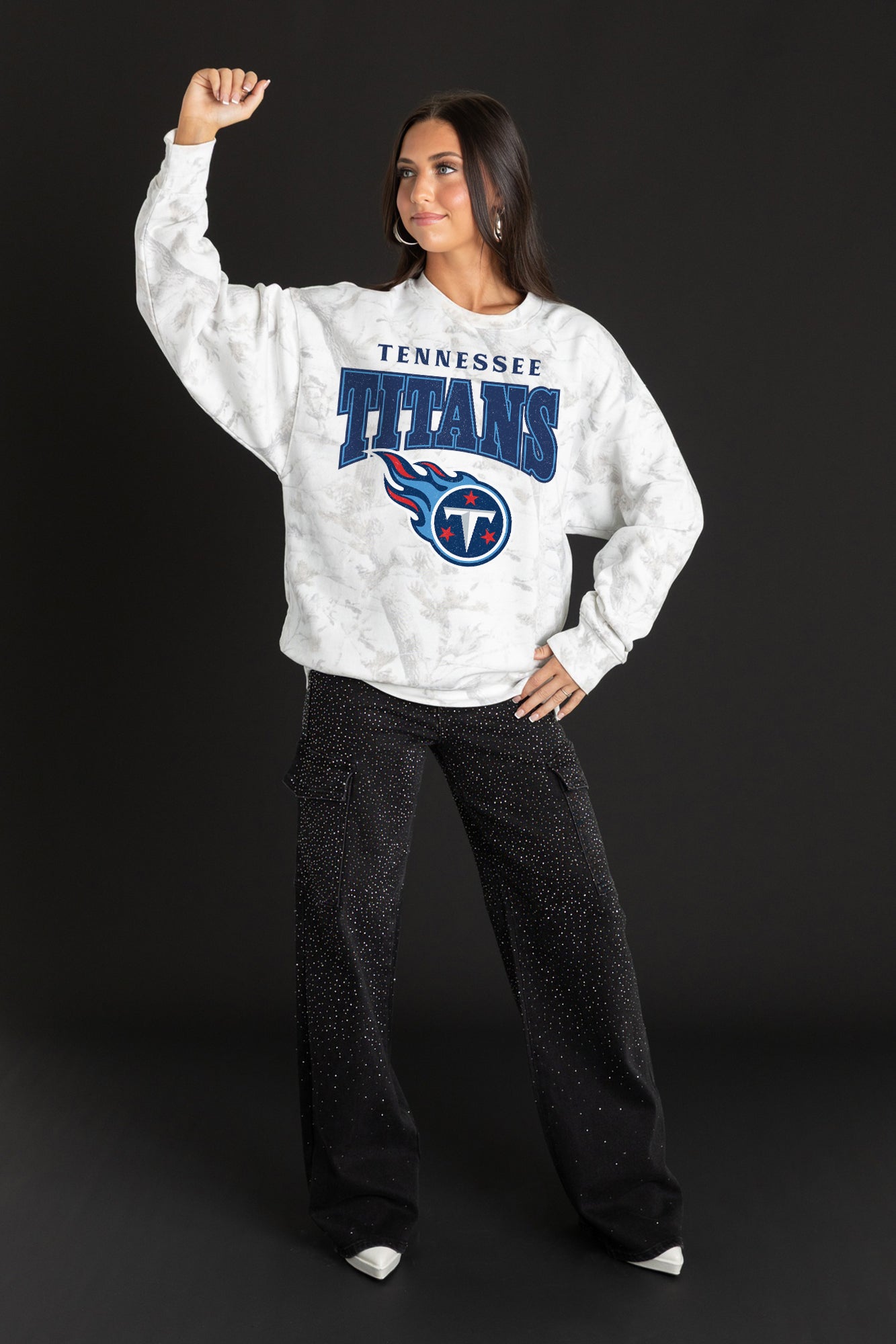 TENNESSEE TITANS RALLY READY PREMIUM DROP SHOULDER PULLOVER