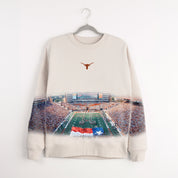 TEXAS LONGHORNS POWER MOVE PREMIUM DROP SHOULDER PULLOVER