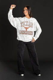 TEXAS LONGHORNS WHITEOUT PREMIUM DROP SHOULDER PULLOVER