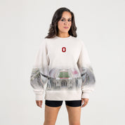 OHIO STATE BUCKEYES POWER MOVE PREMIUM DROP SHOULDER PULLOVER