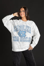 NORTH CAROLINA TAR HEELS WHITEOUT PREMIUM DROP SHOULDER PULLOVER