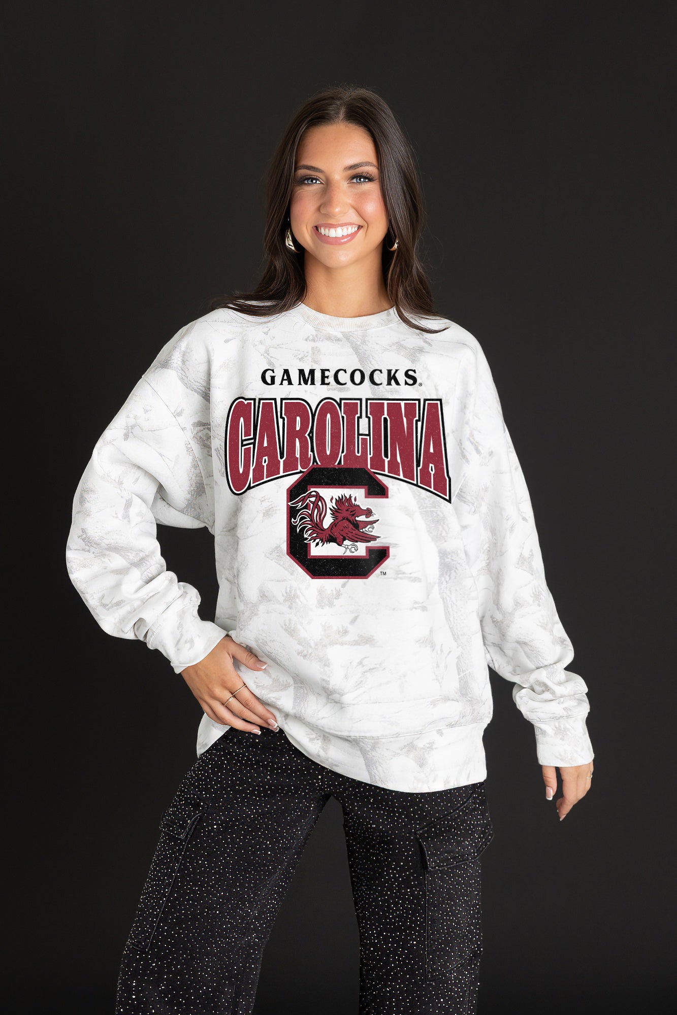 SOUTH CAROLINA GAMECOCKS RALLY READY PREMIUM DROP SHOULDER PULLOVER
