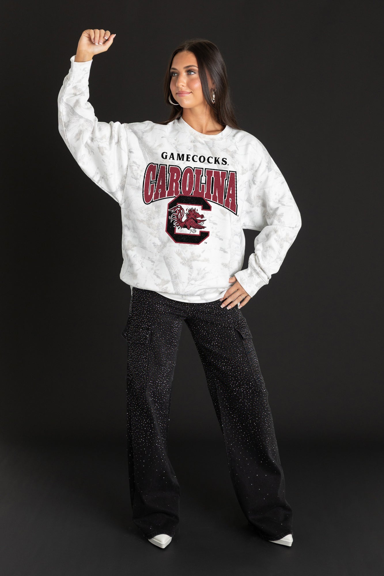 SOUTH CAROLINA GAMECOCKS RALLY READY PREMIUM DROP SHOULDER PULLOVER