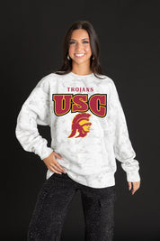 USC TROJANS RALLY READY PREMIUM DROP SHOULDER PULLOVER