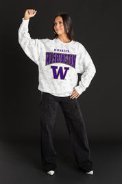 WASHINGTON HUSKIES RALLY READY PREMIUM DROP SHOULDER PULLOVER