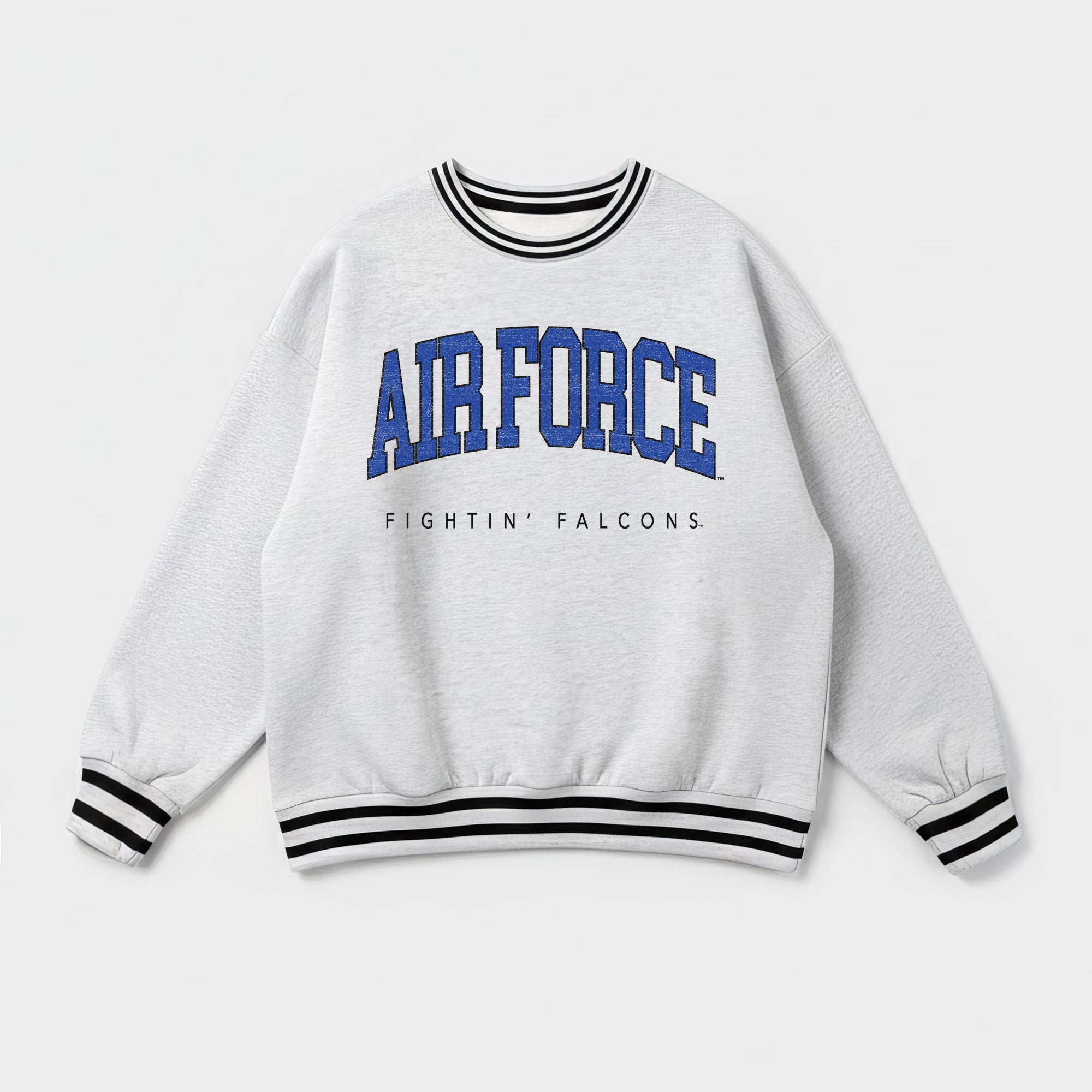 AIR FORCE FALCONS EASY ENERGY CREW FLEECE RINGER SWEATSHIRT