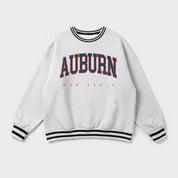 AUBURN TIGERS EASY ENERGY CREW FLEECE RINGER SWEATSHIRT