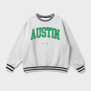 AUSTIN FC EASY ENERGY CREW FLEECE RINGER SWEATSHIRT