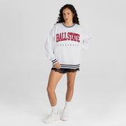 BALL STATE CARDINALS EASY ENERGY CREW FLEECE RINGER SWEATSHIRT