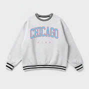 CHICAGO FIRE FC EASY ENERGY CREW FLEECE RINGER SWEATSHIRT