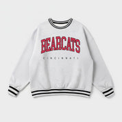 CINCINNATI BEARCATS EASY ENERGY CREW FLEECE RINGER SWEATSHIRT