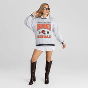 CINCINNATI BENGALS COOL VIBES CREW FLEECE RINGER SWEATSHIRT