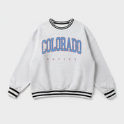 COLORADO RAPIDS EASY ENERGY CREW FLEECE RINGER SWEATSHIRT