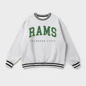 COLORADO STATE RAMS EASY ENERGY CREW FLEECE RINGER SWEATSHIRT