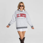 DC UNITED EASY ENERGY CREW FLEECE RINGER SWEATSHIRT
