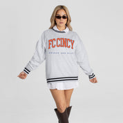 FC CINCINNATI EASY ENERGY CREW FLEECE RINGER SWEATSHIRT