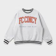 FC CINCINNATI EASY ENERGY CREW FLEECE RINGER SWEATSHIRT