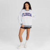 FLORIDA GATORS EASY ENERGY CREW FLEECE RINGER SWEATSHIRT