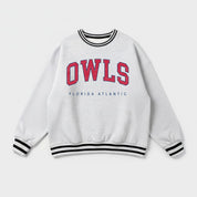 FLORIDA ATLANTIC OWLS EASY ENERGY CREW FLEECE RINGER SWEATSHIRT
