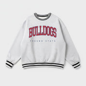 FRESNO STATE BULLDOGS EASY ENERGY CREW FLEECE RINGER SWEATSHIRT