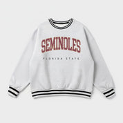 FLORIDA STATE SEMINOLES EASY ENERGY CREW FLEECE RINGER SWEATSHIRT