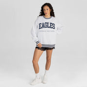 GEORGIA SOUTHERN EAGLES EASY ENERGY CREW FLEECE RINGER SWEATSHIRT