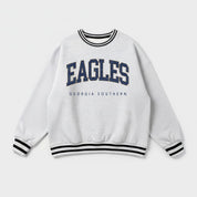 GEORGIA SOUTHERN EAGLES EASY ENERGY CREW FLEECE RINGER SWEATSHIRT